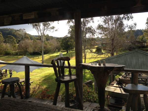 winters afternoon at the Wollombi Tavern