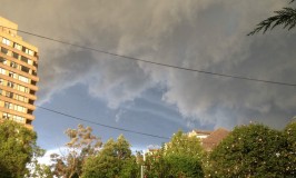 hailstorm clouds anzac day 2015 sydney